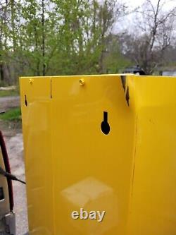 JUSTRITE Sure-Grip EX Countertop Flammable Safety Cabinet 4 Gal Yellow Locking