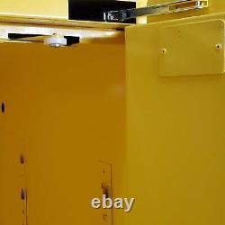 JUSTRITE Sure-Grip EX Flammable Liquid Safety Storage Cabinet 90 Gal 43wx34dx65h