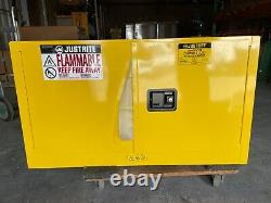 JustRite Sure-Grip EX 17 Gallon Flammable Cabinet 43 x18 x 24 New Open Box