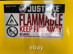 JustRite Sure-Grip EX 17 Gallon Flammable Cabinet 43 x18 x 24 New Open Box