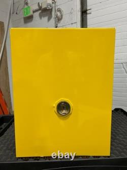Justrite 890420 Sure-Grip EX Countertop Yellow Flammable Cabinet New Open Box