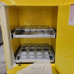 Justrite 890500 Sure-Grip Ex 24 Aerosol Cans Benchtop Flammable Cabinet