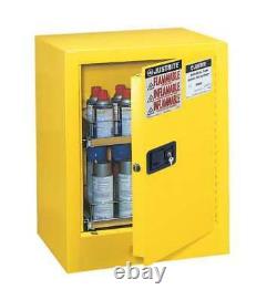 Justrite 890500 Sure-Grip Ex Aerosols Cabinet, 4 Gal, Yellow