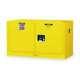 Justrite 891700 Sure-grip Ex Flammable Safety Cabinet, 17 Gal, Yellow