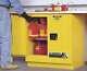 Justrite 892320 Sure-grip Ex Flammable Safety Cabinet, 22 Gal, Yellow