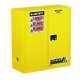 Justrite 893000 Sure-grip Ex Flammable Safety Cabinet, 30 Gal, Yellow