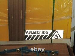 Justrite 894500 Sure-Grip Ex Flammable Safety Cabinet, 45 Gal, Yellow NEW