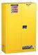 Justrite 894520 Sure-grip Ex Flammable Safety Cabinet, 45 Gal, Yellow