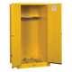 Justrite 896200 Sure-grip Ex Flammable Cabinet, Vertical, 55 Gal, Yellow