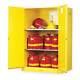 Justrite 899000 Sure-grip Ex Flammable Safety Cabinet, 90 Gal, Yellow