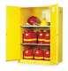 Justrite 899000 Sure-grip Ex Flammable Safety Cabinet, 90 Gal, Yellow