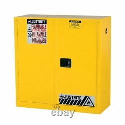 Justrite Sure-Grip EX 893000 Flammable Safety Cabinet 30 Gallon Manual Doors