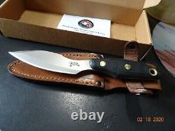 Knives Of Alaska 8 1/2 Etreme Yukon #1 Suregrip Black Handle D2 Blade Lea Sh