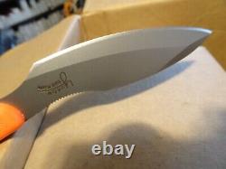 Knives Of Alaska 8 1/2 Etreme Yukon #2 Suregrip Orange Handle D2 Blade Lea Sh