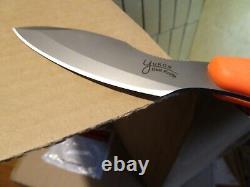 Knives Of Alaska 8 1/2 Etreme Yukon #2 Suregrip Orange Handle D2 Blade Lea Sh