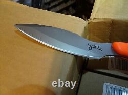 Knives Of Alaska 8 1/2 Etreme Yukon #2 Suregrip Orange Handle D2 Blade Lea Sh