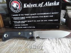 Knives Of Alaska 9 1/2 Magnum Alaskan D2 Tool Steel Sure Grip Handle #157fg