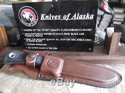 Knives Of Alaska 9 1/2 Magnum Alaskan D2 Tool Steel Sure Grip Handle #157fg