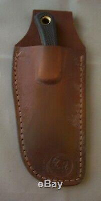 Knives Of Alaska Light Hunter Suregrip Handle 00010fg & Leather Sheath