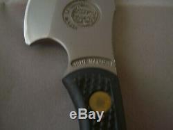 Knives Of Alaska Light Hunter Suregrip Handle 00010fg & Leather Sheath