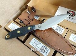 Knives Of Alaska Model #821fg Yukon #1 Suregrip Black With Leather Sheath New In