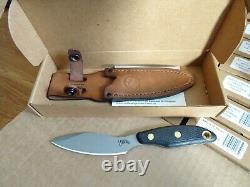 Knives Of Alaska Model #821fg Yukon #1 Suregrip Black With Leather Sheath New In