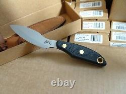 Knives Of Alaska Model #821fg Yukon #1 Suregrip Black With Leather Sheath New In