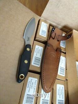 Knives Of Alaska Model #821fg Yukon #1 Suregrip Black With Leather Sheath New In