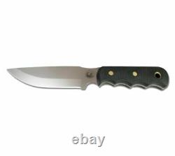 Knives of Alaska Bush Camp D2 Suregrip Handle Knife, Black