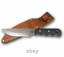 Knives of Alaska Bush Camp D2 Suregrip Handle Knife, Black
