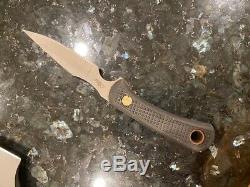 Knives of alaska Brown Bear combo Sure grip rubber handles satin finish blades