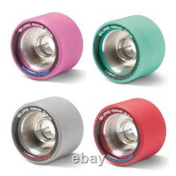 Monza Sure-Grip Wheels Purple/Pink 93A Roller Skates Quad Speed Derby Indoor NEW