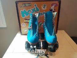 Moxi Lolly Pool Blue Roller Skates Size 7 (w8-8.5) not Impala Riedell Sure-Grip