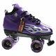 New Suregrip Mens/womens Rock Gt-50 Black Quad Roller Skates In Black/purple