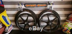 NOS GT BMX Tomahawk Freestyle Mags / DYNO D TIRES GT SURE GRIP PEGS