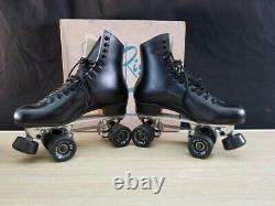 NOS Riedell Rollerskates Size 7 1/2 220 Boot Sure Grip RC Plus Medallion Black