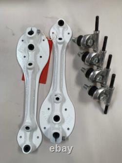NOS Sure Grip White Magnesium Magnum speed roller skate plates size 9 withtrucks
