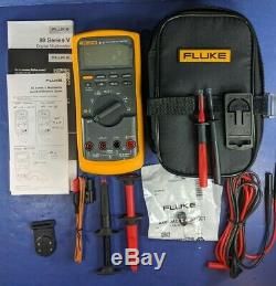 New Fluke 87V-E2 87V/E2 SureGrip Accy Kit, TPAK, Case