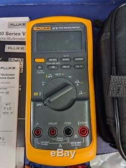 New Fluke 87V-E2 87V/E2 SureGrip Accy Kit, TPAK, Case