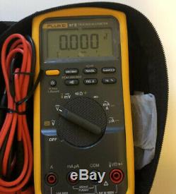 New Fluke 87V-E2 87V/E2 SureGrip Accy Kit, TPAK, Case