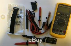 New Fluke 87V-E2 87V/E2 SureGrip Accy Kit, TPAK, Case