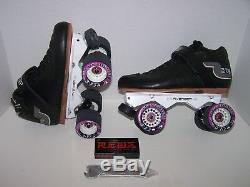 New Sure-grip S-75 Avenger 45da Custom Leather Roller Skates Mens Size 7