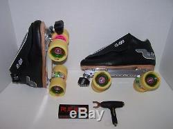 New Sure-grip S-85 Custom Leather Roller Skates Mens Size 8