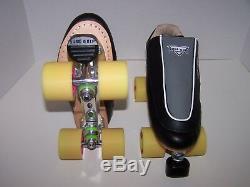 New Sure-grip S-85 Custom Leather Roller Skates Mens Size 8