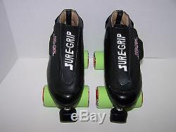 New Sure-grip Xl-85 Custom Leather Roller Skates Mens Size 8