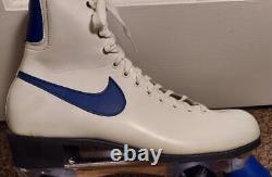 Nike Quad Roller Skate 10 Women White Leather Blue Vintage Bag 1970's Sure Grip