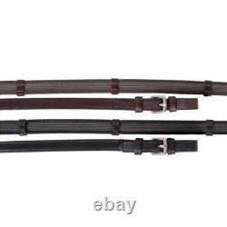 Nunn Finer Sure Grip Reins with Hand Stops Buckle Ends