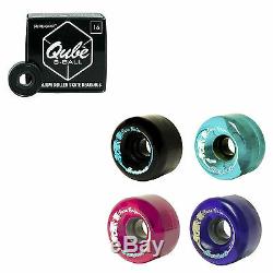 Outdoor Roller Skate Wheels with Bearings Sure Grip Boardwalk with Qube 8 Ball