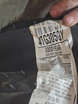 (QTY 1) Goodyear Sure Grip 12.5L-15 Traction Tractor Tubeless Tire Load 12 Ply
