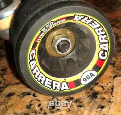 Rare Riedell Carrera Speed Roller Skates Mens 12 Black Sure Grip Look Unused